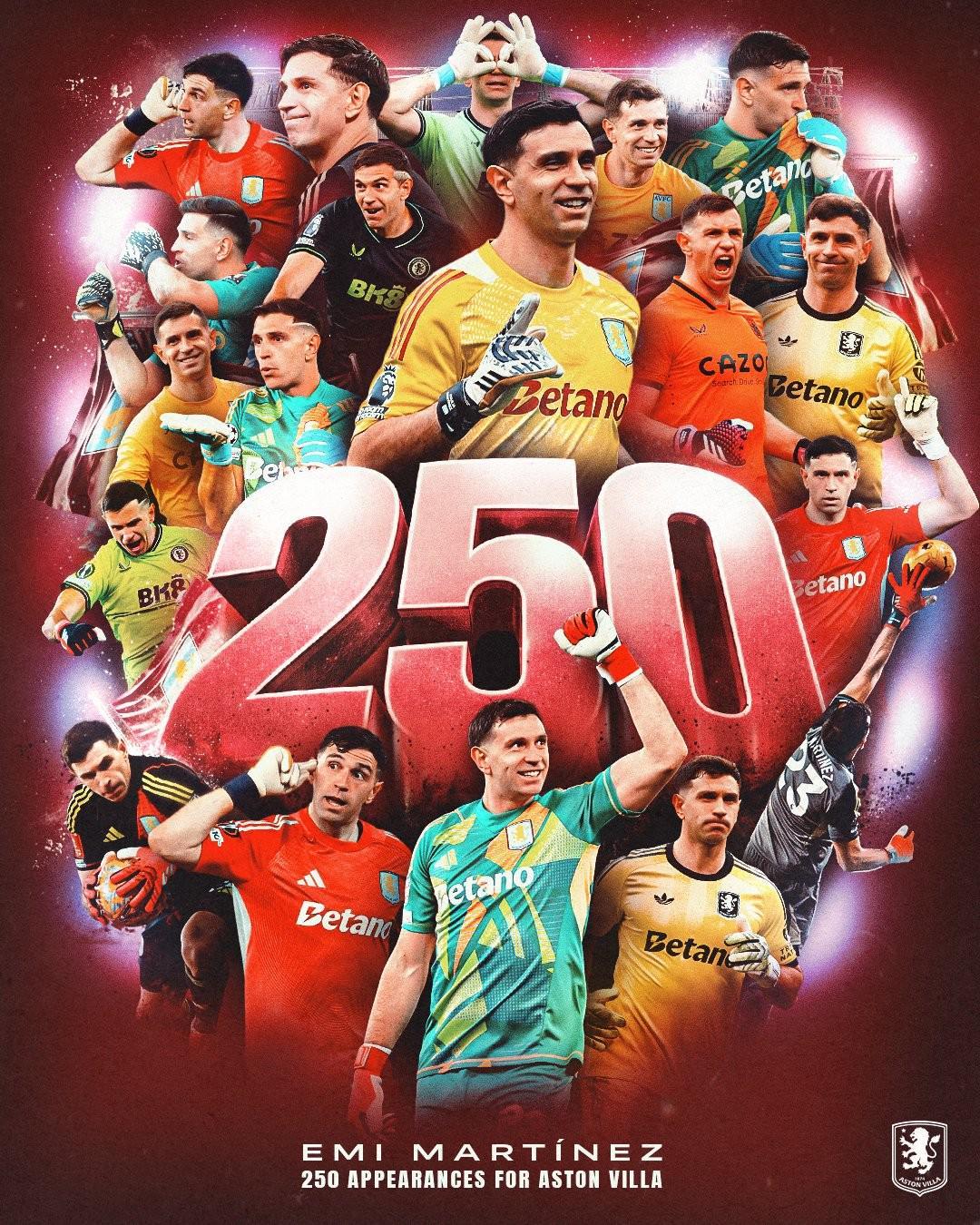 华体会体育登录入口-里程碑，大马丁成为第3位在英超球队完成250次出场的南美门将